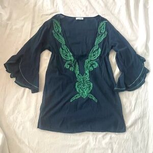 Ellen Weaver Swim Cover Up, Medium